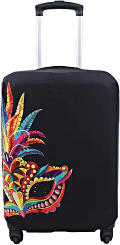 Vista 19 de Explore Land Funda protectora para maleta aprobada para volar, se adapta a maleta de 18 a 32 pulgadas, L Montañas Amber