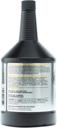 Vista 8 de Red Line (42704) Aceite sintético para engranajes de motocicleta de 80 W con a prueba de golpes, 1 cuarto de galón