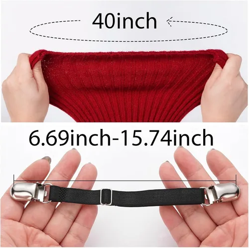 Vista 4 de Calcetines altos de lana de talla grande para muslos gruesos, extra largos para mujer, de punto trenzado cálido sobre la rodilla, calentadores