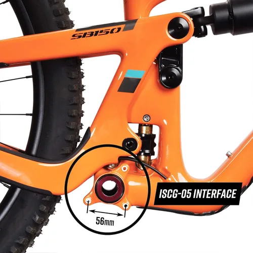 Vista 4 de Funn Zippa - Guía de cadena AM, interfaz ISCG05, adaptador BSA incluido, 32T-38T, protector de cadena de bicicleta de montaña