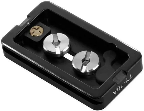 Vista 2 de SIRUI TY-70A Placa De Liberación Rápida Con Pin De Video Compatible Con VA-5 Cabezal Fluido - Negro