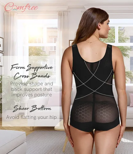 Vista 4 de COMFREE Body para mujer con control de barriga y adelgazamiento