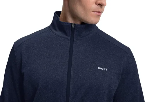 Vista 7 de MAGNIVIT - Conjunto deportivo para hombre con cremallera completa y manga larga