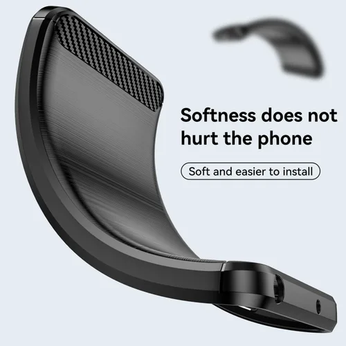 Vista 3 de Funda de teléfono para Galaxy Note 20, Samsung Note 20 SM-N981B SM-N981U, fibra de carbono a prueba de golpes resistente escudo suave TPU