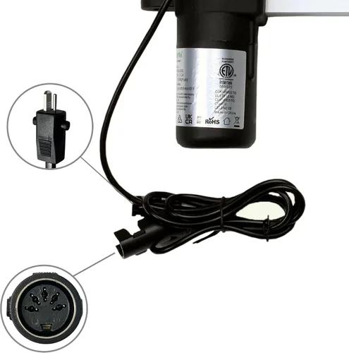 Vista 3 de Motor de actuador lineal Emomo 3MTR 3MR157-203E reclinable eléctrico