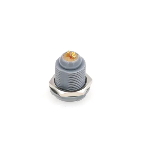 Vista 18 de 1P plástico PAG PKG enchufe enchufe Push Pull Auto bloqueo Hold Conector 2 Pin Plug macho para médico