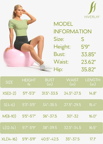 Vista 7 de Hiverlay Camiseta corta de entrenamiento de manga corta para mujer, camiseta básica atlética recortada, para yoga, gimnasio, casual, para correr