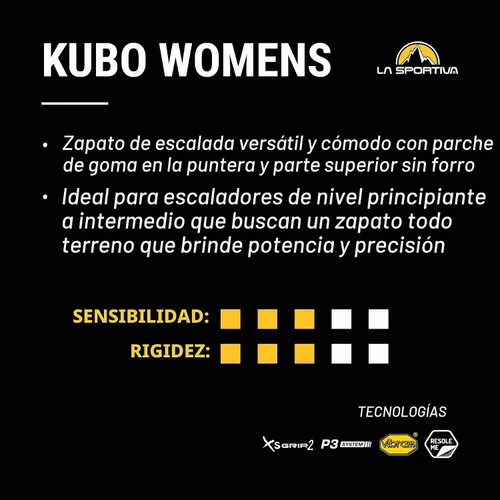 Vista 8 de La Sportiva Zapatos de escalada en roca Kubo para mujer Real/Poción de amor 2