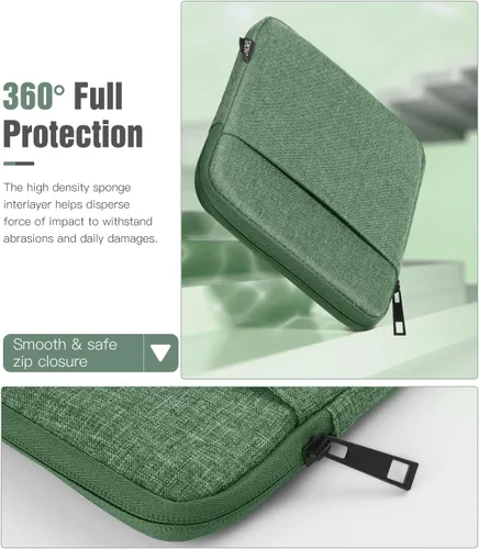 Vista 4 de TiMOVO - Funda para lector electrónico (6 a 7 pulgadas), color verde Bodhi Compatible with Paperwhite/Colorsoft Signature Edition, Oasis & Kobo