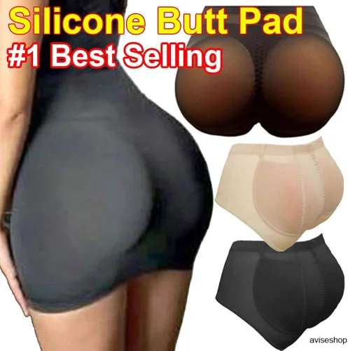 Vista 9 de Butt Boost almohadillas de silicona extraíbles bragas elevar acolchado grandes glúteos reforzador conjunto de bragas