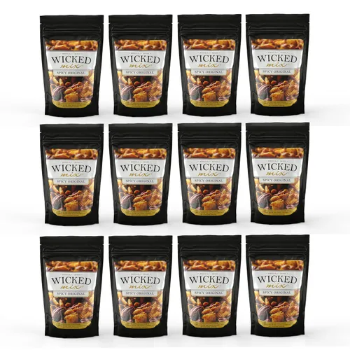 Vista 10 de Wicked Mix Mezcla de Aperitivos con Frutos Secos Mixtos - Aperitivos Dulces y Salados Mezcla Trail Mix Paquetes de Aperitivos con Almendras