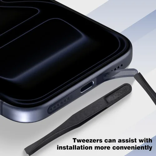 Vista 4 de 10 piezas de cubierta de altavoz de malla antipolvo para iPhone 17 Pro Max / 17/17 Pro/Air / 16 / 16E / 16 Plus, Apple iPhone 16 Pro /16 Pro Max
