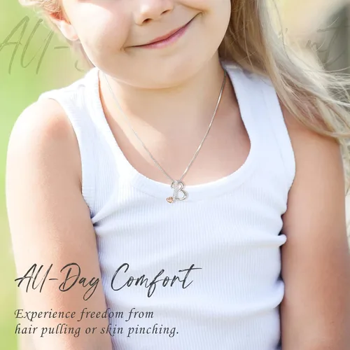 Vista 4 de FLNEOO Valentines Day Gifts for Girls Her Initial Necklaces for Women 14K Gold Plated Pendant Letter Necklace for Women Teen Girls Dainty Gold
