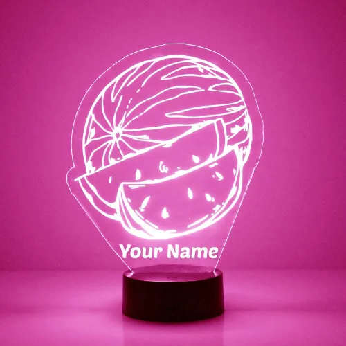 Vista 16 de MMS Food - Lámpara LED de luz nocturna, personalizada con tu nombre o texto, control remoto con 16 colores, 4 modos de luz, lámpara LED de regalo