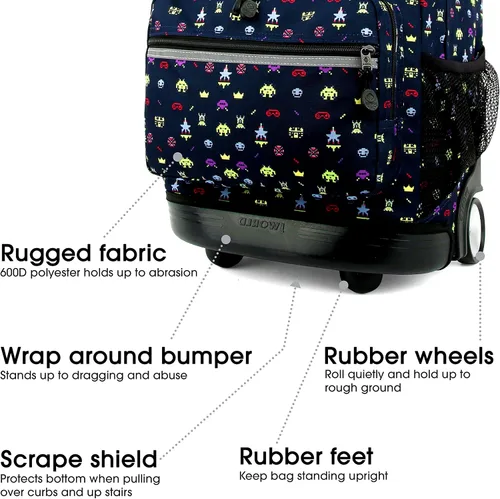 Vista 4 de J World New York Sunrise - Mochila con ruedas