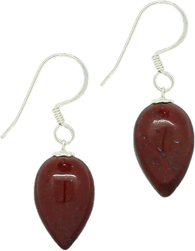 Vista 9 de Aretes colgantes para mujer, aretes de cristal de lágrima, joyas de piedras preciosas naturales, plata 925, uso diario, regalo para mamá, novia
