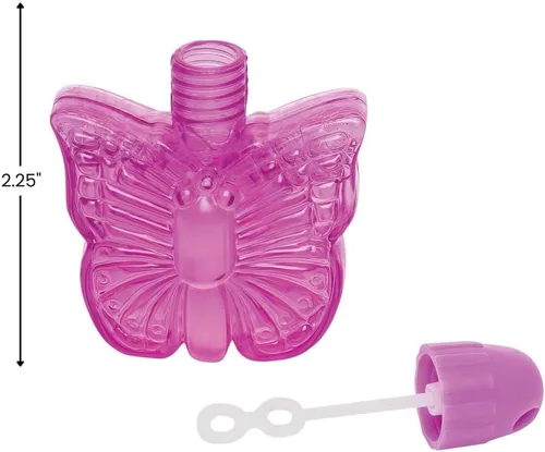 Vista 2 de Fun Express Botellas de burbujas en forma de mariposa VBS 2026, 12 piezas