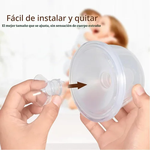 Vista 6 de Inserto de brida de 0.59 pulgadas, 6 piezas, compatible con espectros de brida de 0.59 pulgadas/insertos de brida para Spectra/Momcozy Insertos