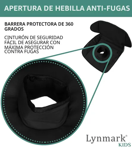 Vista 4 de Lynmark® Funda protectora para asiento de automóvil para entrenamiento de orinal - Almohadillas suaves impermeables para niños pequeños y asiento