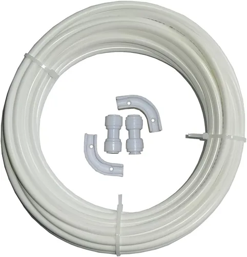 Vista 9 de Tubo de 1/4 pulgada O.D. Longitud 16.4 pies (16.4 ft) Tubo de filtro de agua RO negro PE, uso con sistemas de ósmosis inversa, filtros de agua