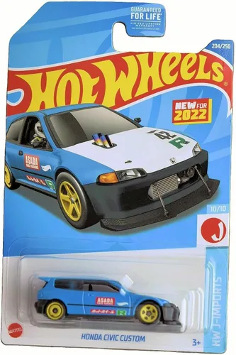 Vista 4 de Hot Wheels Paquete de 5 unidades de afinador de importación fundido a presión 2022 (L2593‑977M) Toyota Supra, Honda Civic Custom, Mazda RX‑7