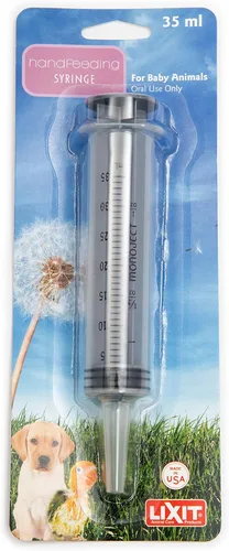 Vista 8 de Lixit Jeringa de alimentación manual para animales bebé, 10 ml