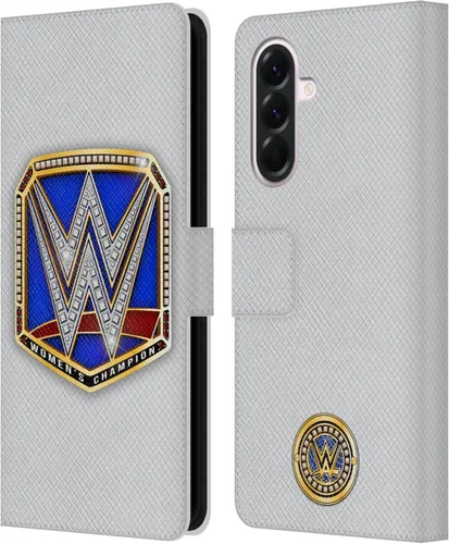 Vista 32 de Head Case Designs Officially Licensed WWE Cruiserweight Champion Title Belts Leather Wallet Case Compatible with Samsung Galaxy A07 4G Campeón