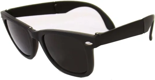 Vista 5 de Gafas de sol plegables negras mate + estuche GT