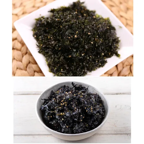 Vista 6 de Minecook Bocadillo salado coreano premium asado y salado de mar de algas sazonadas Laver Savory Snack 1.76 oz*2 / Nori Snack