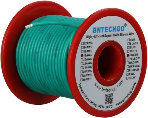 Vista 28 de BNTECHGO Alambre de silicona de calibre 16 rojo y negro cada 25 pies 2 Alambre de silicona calibre 16 rojo y negro