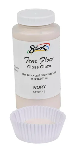 Vista 2 de Sax True Flow - Esmalte brillante, marfil, 1 pinta - 1430115, 16 fl oz (Paquete de 1)