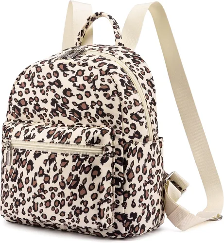 Vista 10 de LOVEVOOK Mini mochila pequeña y linda mochila de moda para niñas y mujeres Beige