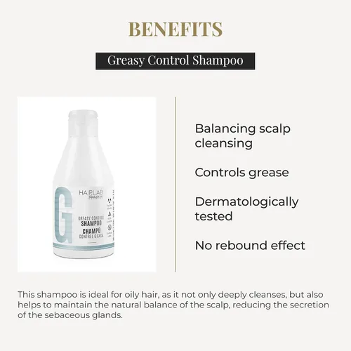Vista 3 de SALERM - Champú para cabello graso - Laboratorio capilar Greasy Control - 10.1 fl oz - Ayuda a limpiar y refrescar el cabello - Apoya una sensación