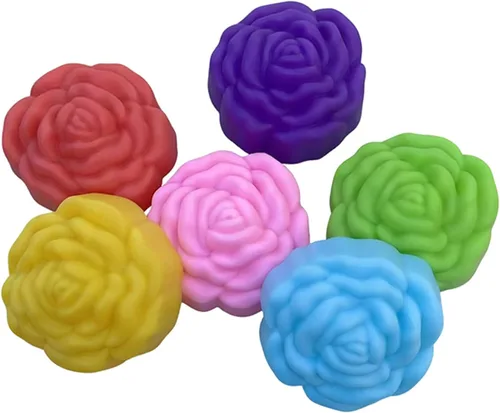 Vista 14 de 36 PCS Moldes para Hornear en Forma de Flor de Silicona Grado Alimenticio Antiadherente Mini Bandejas para Cupcakes, Pudines, Chocolates