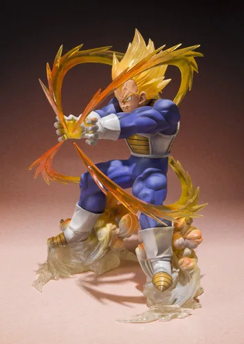 Vista 3 de Bandai Tamashii Nations figuartszero Super Saiyan Vegeta Figura de acción