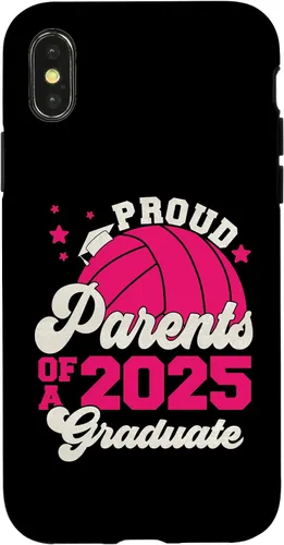 Vista 5 de iPhone 16 Parents of a 2025 Graduate Senior Graduation Volleyball Case