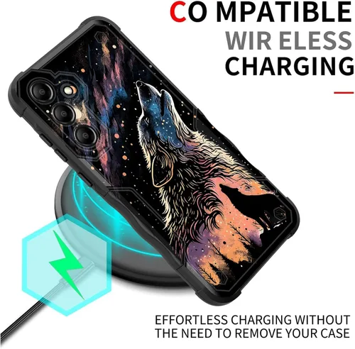 Vista 915 de Funda para Galaxy A14 5G, [Doble Capa][Protección contra Caídas de Grado Militar de 10 Pies] [Antideslizante] Funda Resistente a Prueba de Golpes