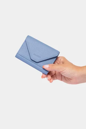 Vista 39 de grande Estuches para tarjetas 3639, Naranja, Tarjetero de cuero con cierre magnético, cartera pequeña de acordeón para mujer