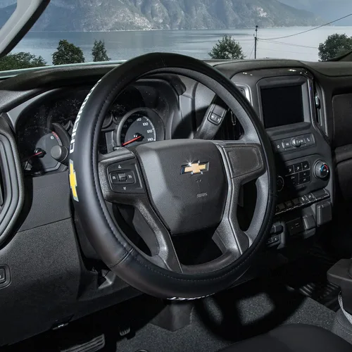 Vista 4 de Funda para volante Chevy Gold Bowtie Style Premium Speed Grip