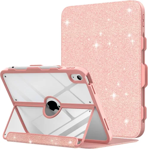 Vista 9 de MoKo Funda para iPad (A16) de 11ª/10ª generación con soporte para lápices A-Azul marino