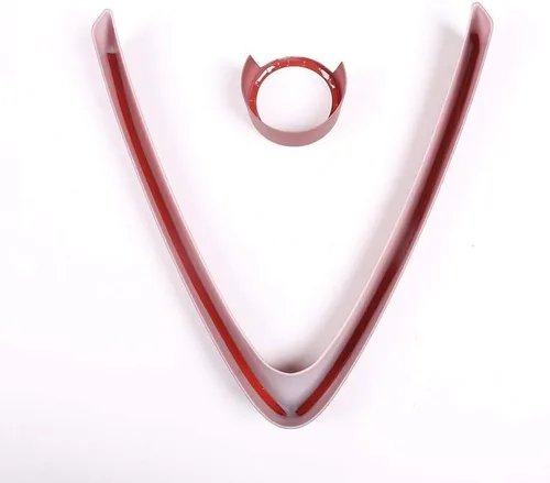 Vista 7 de Autobro Accesorios para Alfa Romeo Stelvio 2017 2018 2019 2020 (no aplicable para Giulia) ABS cromado parrilla delantera decoración marco