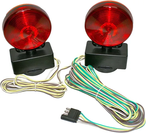 Vista 3 de MaxxHaul 80778 Kit de luces magnéticas de remolque (doble cara para RV, barco, remolque y más aprobado por DOT)