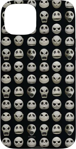 Vista 9 de Funda negra para iPhone 13 Pro Max Disney The Nightmare Before Christmas Jack Expressions