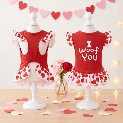 Vista 7 de XPUDAC Paquete de 4 vestidos para perros pequeños, vestidos de flores para perros pequeños, ropa colorida para perros (XXS, 4 flores)
