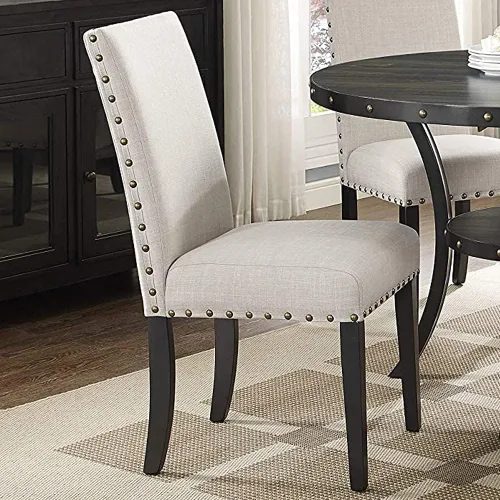 Vista 2 de New Classic Furniture Crispin - Silla de comedor (2 unidades), color natural