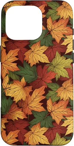 Vista 20 de iPhone 16 Follaje Reunión de hojas de otoño temporada caso