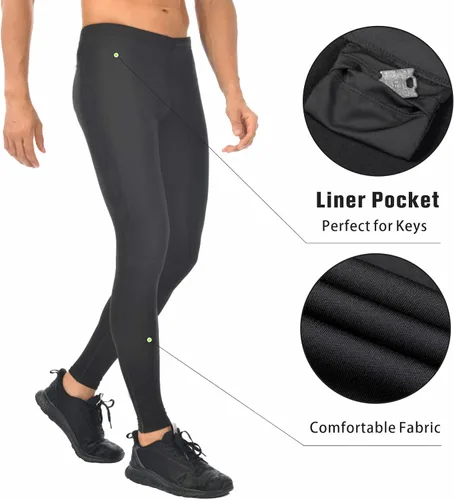 Vista 4 de qualidyne Mallas de ciclismo para hombre, pantalones largos para ciclismo, pantalones de bicicleta cálidos para clima frío, equipo de invierno