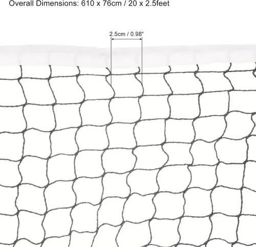 Vista 2 de PATIKIL Badminton Net Badminton Court Netting Replacement for Outdoor Indoor Beach Backyard Verde