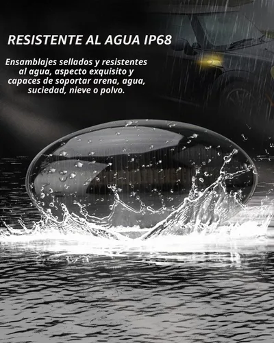 Vista 5 de Ensamble de luz de marcador lateral Bestview compatible para MINI Cooper R50 R52 R53 2002-2006, luces de señal de giro intermitentes secuenciales