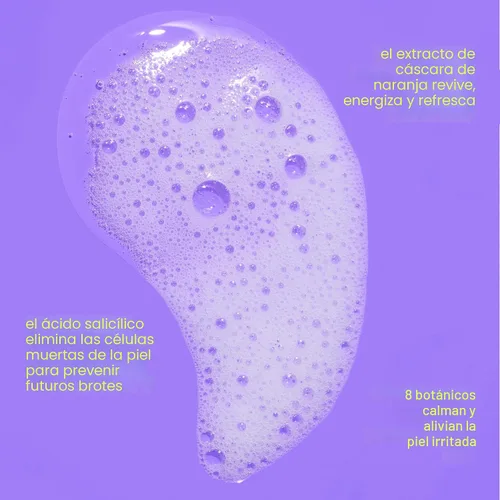 Vista 3 de Dermalogica Breakout Limpiador Espumoso – Lavado facial para acné con ácido salicílico y aceite de árbol de té – Sumérgete en los poros